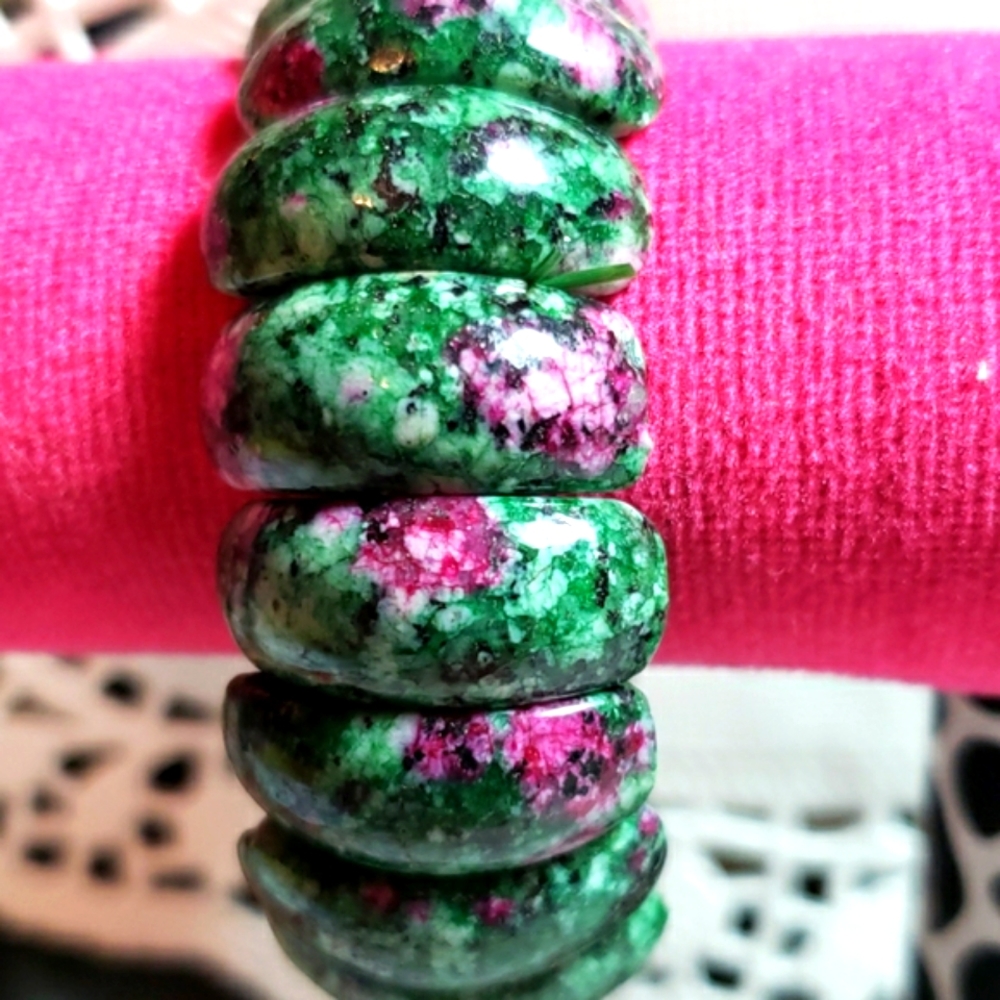 Genuine Ruby Zoisite Bracelet❣